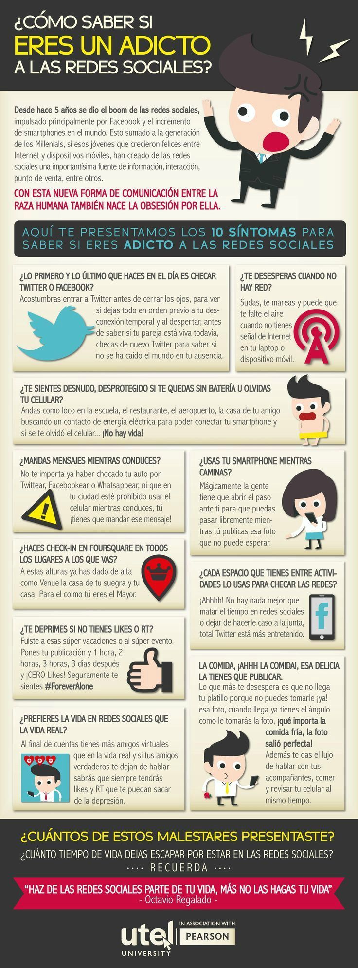 Infografía Adicto Redes sociales