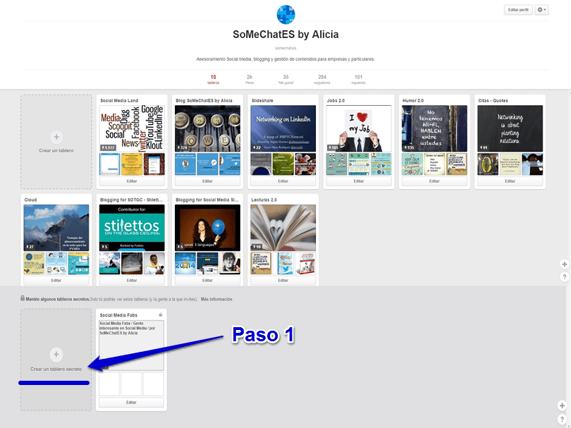 Tableros secretos de Pinterest Tableros secretos de Pinterest