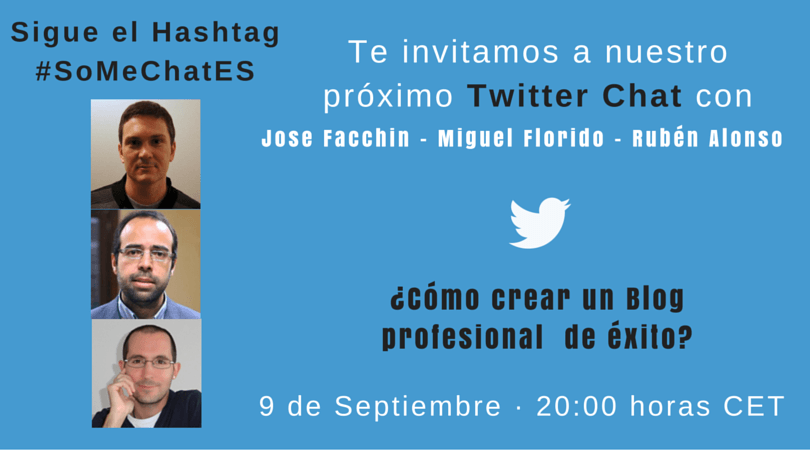 Twitter chats: Secretos de cómo crear un blog profesional de éxito