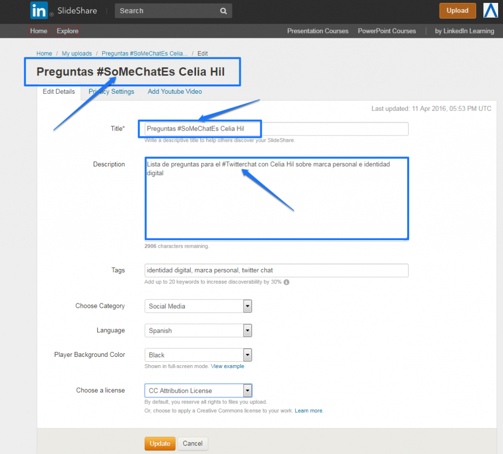 Herramientas de marketing digital hashtag slideshare