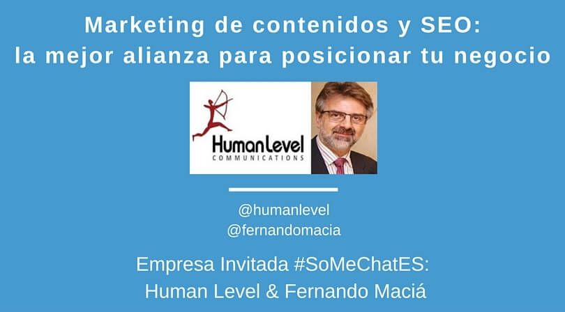 Alianza entre Marketing de contenidos y SEO - Twitter chat Fernando Maci&aacute;