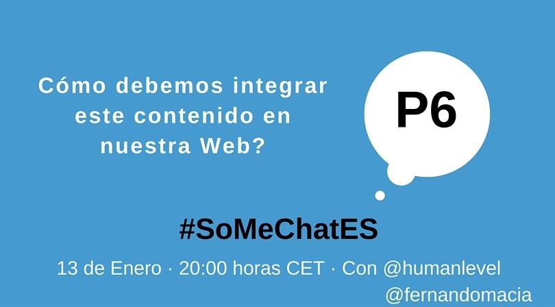 #SoMeChatES pregunta 6 Twitter chat Fernando Maci&aacute;