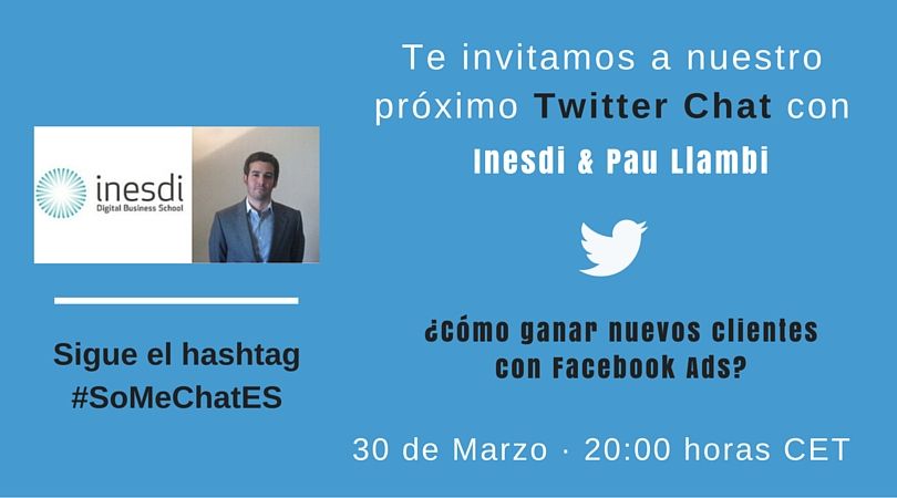 Cómo captar nuevos clientes con Facebook Ads – Twitter chat