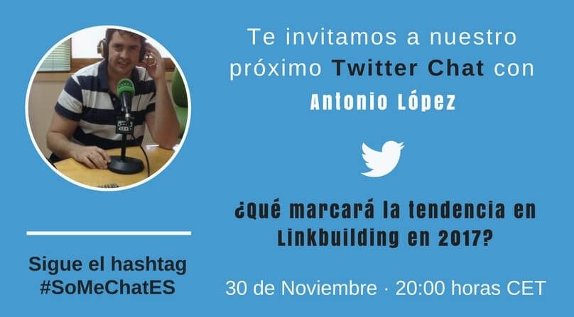 Tendencias SEO Twitter chat Antonio L&oacute;pez