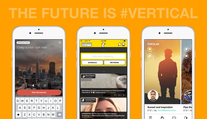 Vídeos verticales en Snapchat y Periscope Vídeos verticales Snapchat y Periscope