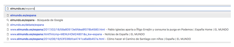 Listado de páginas consultadas Listado de páginas consultadas
