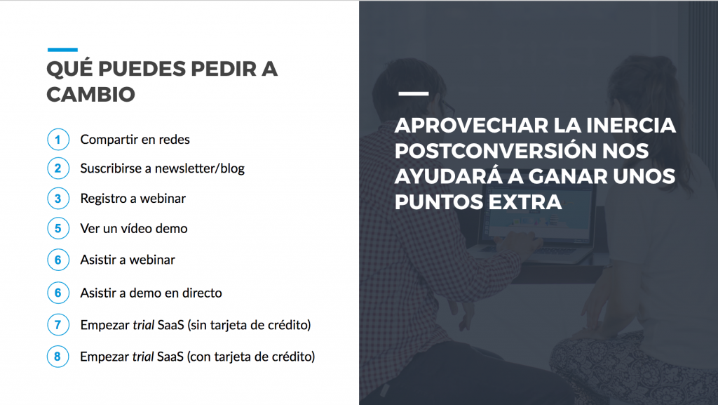 Pedir a cambio