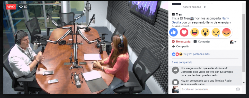 Qu&eacute; es Facebook live tiempo real