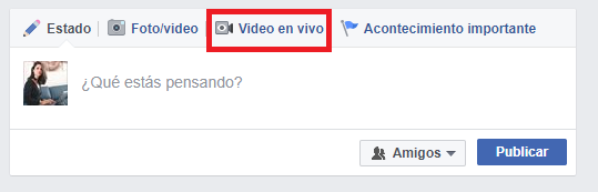 Qu&eacute; es Facebook live - v&iacute;deo en vivo
