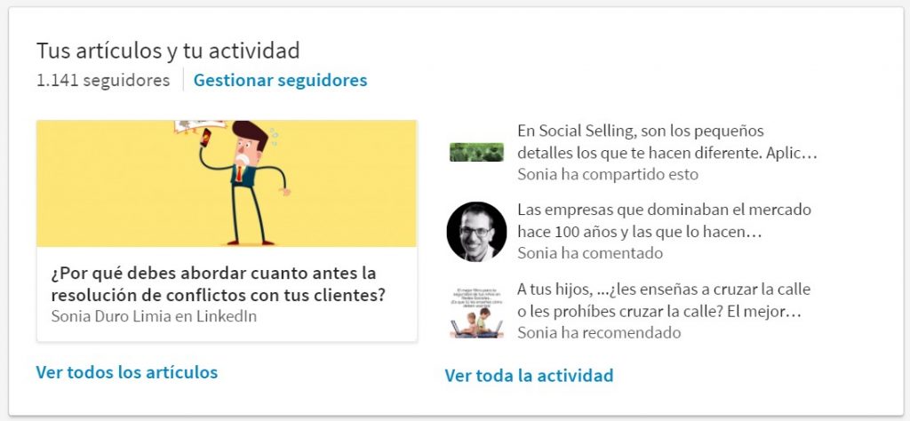 Perfil LinkedIn Pulse